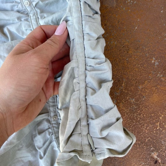 Y2k MNG grey runched corset tank top sz m - Picture 6 of 7